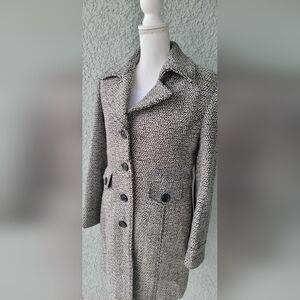 Giacca Elegant  Wool Blend Coat Classic Tailored Design